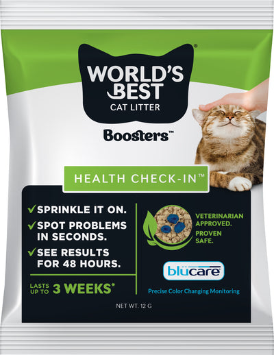World'S Best Cat Litter Boosters Health Check-In (Pack Of 8)