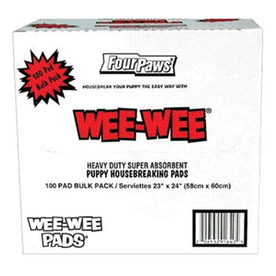 Four Paws Wee-Wee Superior Performance Dog Pee Pads, 22 x 23 in, 100 ct