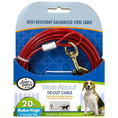 Four Paws Medium Weight Dog Tie Out Cable