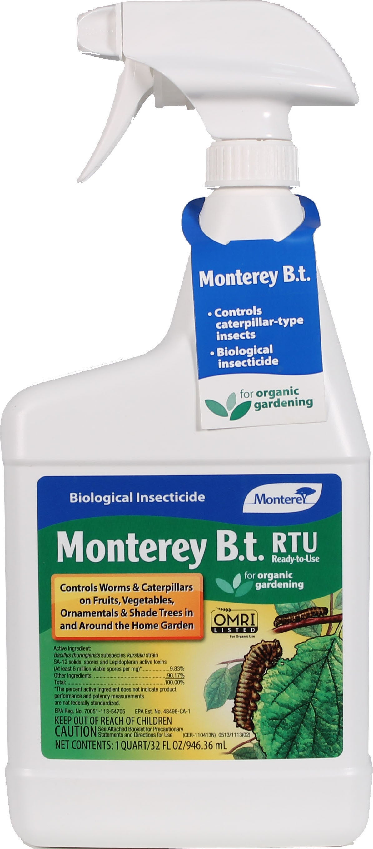 Monterey B.T. Biological Insecticide Rtu