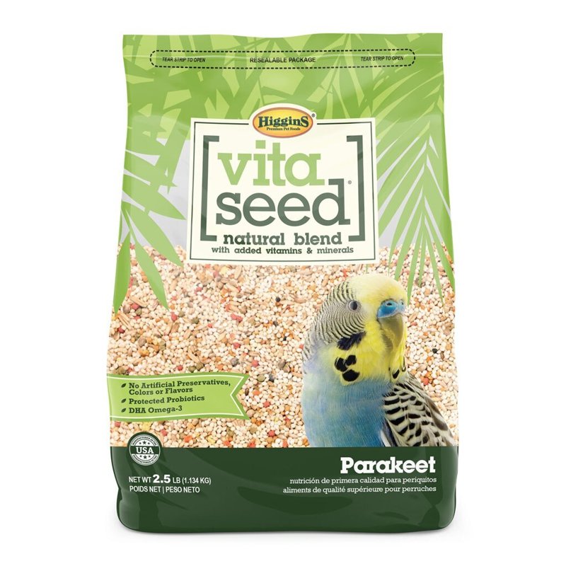 Higgins Vita Seed Parakeet Food, Large