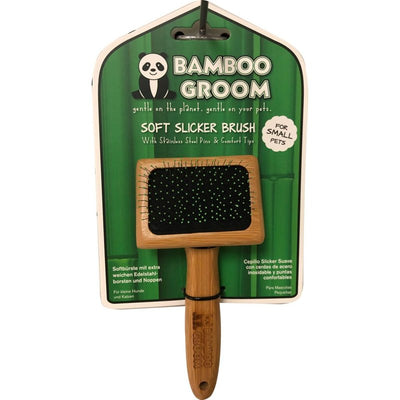 Bamboo Groom Soft Slicker Brush Small (BG SSLICK SM)