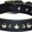 Latigo Leather 1 Ply Spiked Dog Collar