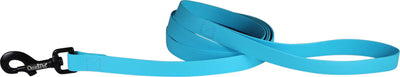OmniPet Waterproof Dog Leash Quick Release Bolt Snap - Strong Coated Nylon Webbing Odor-Proof for Easy Care, Easy to Clean Fits Small to Large Dogs - Light Blue 3/4Ã¢â‚¬Â x 6Ft