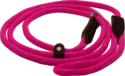 OmniPet British Rope Slip Lead for Dogs, 6', Hot Pink