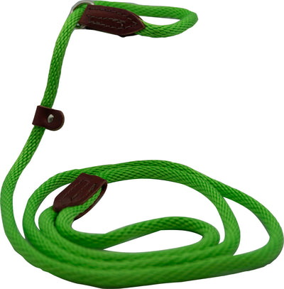 OmniPet British Rope Slip Lead for Dogs, 6', Lime Green