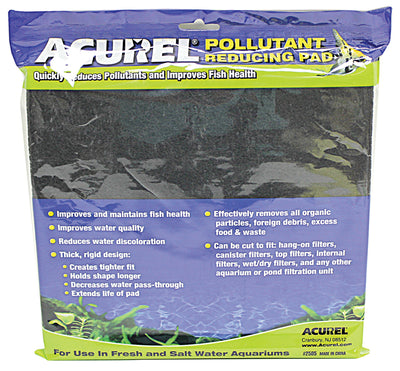 Pollutant Reducing Carbon Infused Media Pad