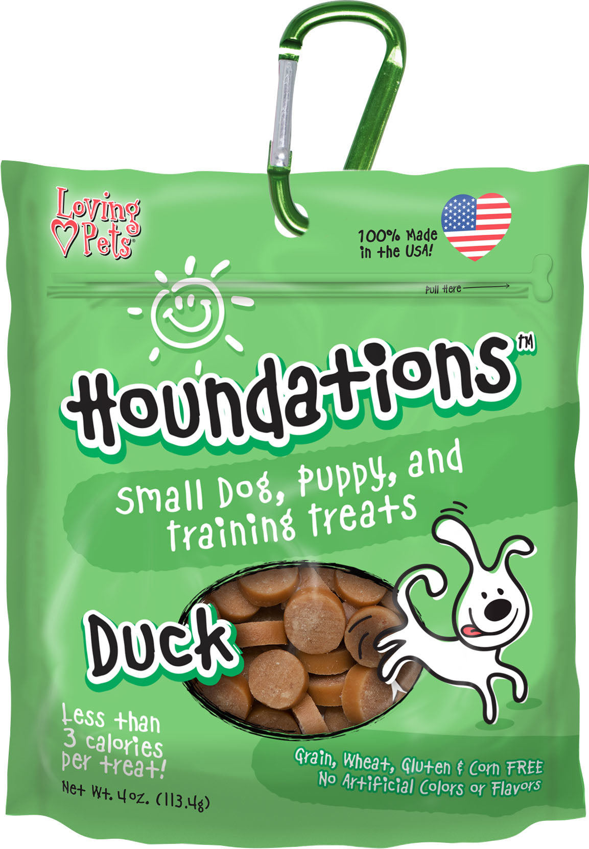 Houndations Usa Training Treats W/Carabiner