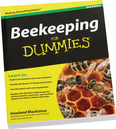 Front cover of Beekeeping For Dummies 2nd Edition book showing bees on honeycomb