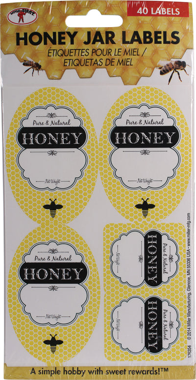 Little Giant Honey Jar Labels (Pack Of 12)