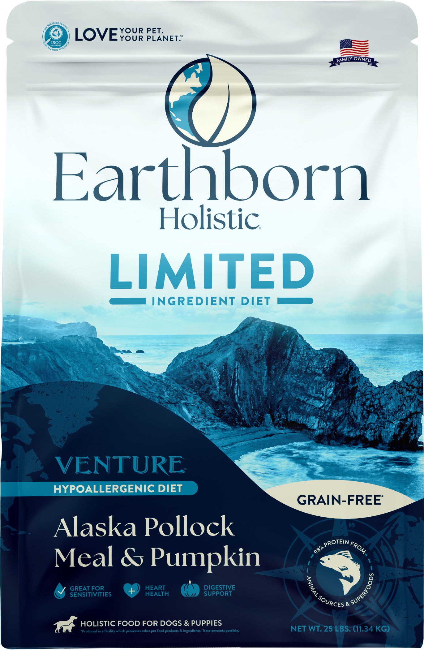 Earthborn Holistic Venture Lid Grain Free Dog Food