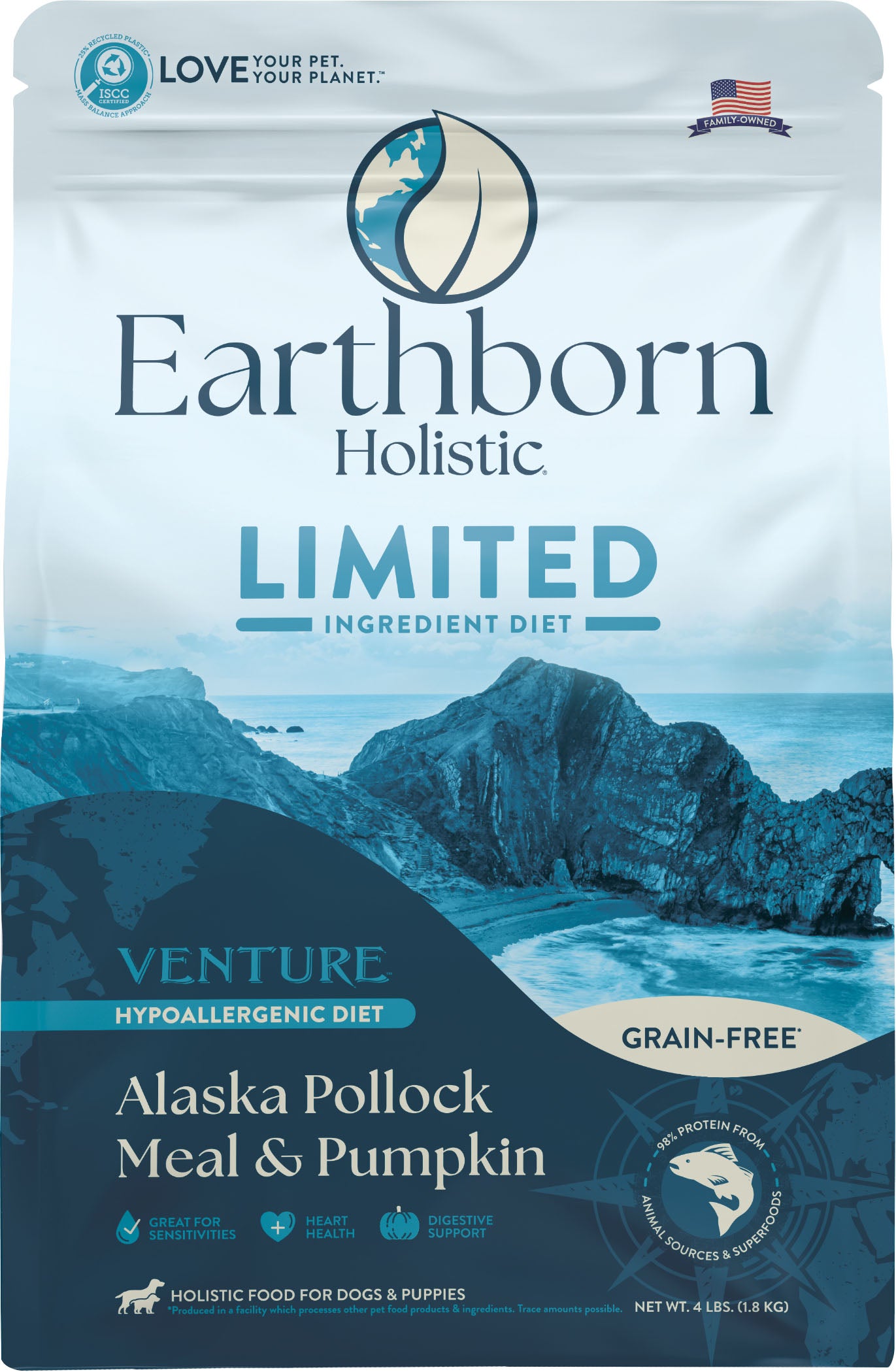 Earthborn Holistic Venture Lid Grain Free Dog Food
