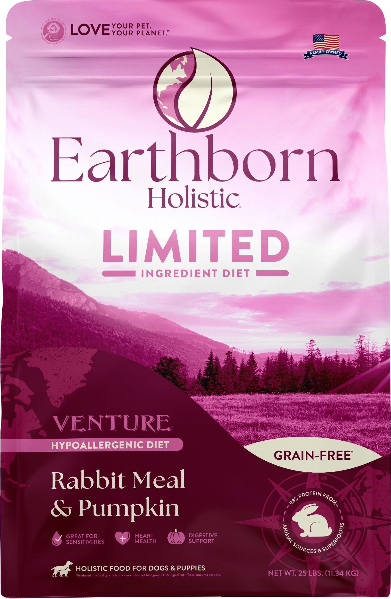 Earthborn Holistic Venture Lid Grain Free Dog Food