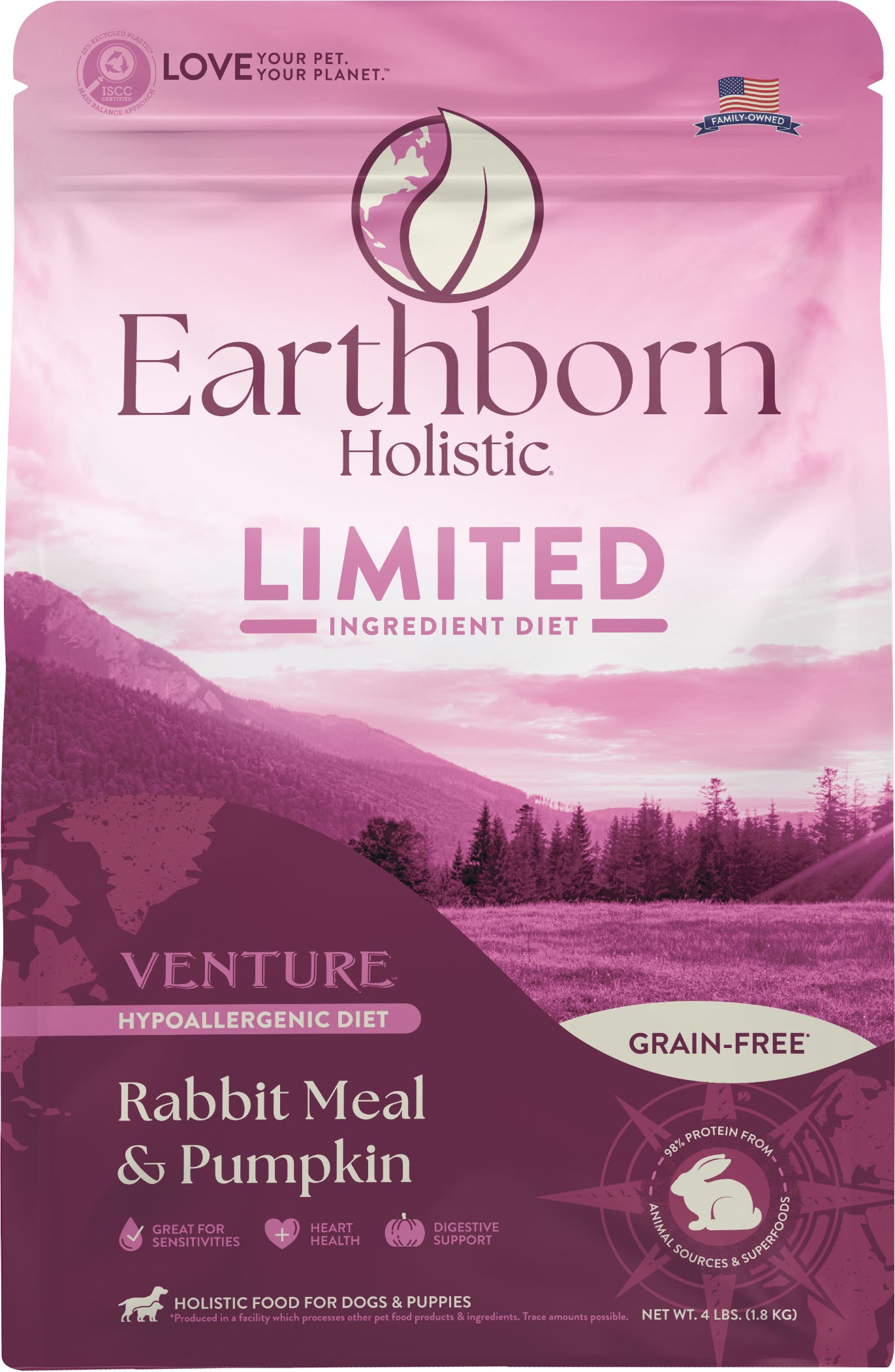 Earthborn Holistic Venture Lid Grain Free Dog Food
