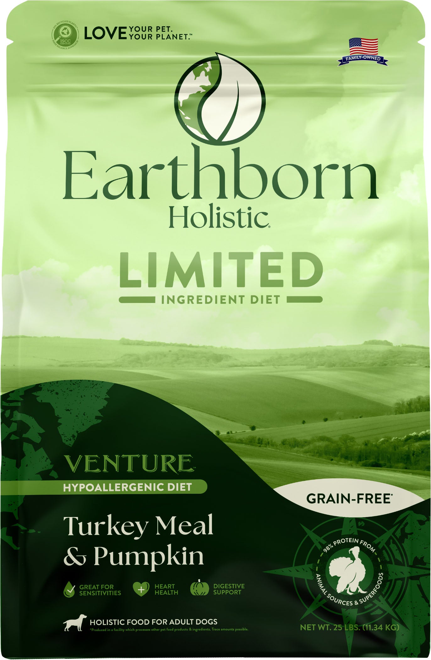 Earthborn Holistic Venture Lid Grain Free Dog Food
