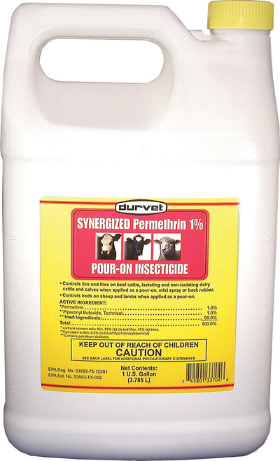 Durvet Synergized Permethrin 1% Pour Insecticide (Pack Of 2)