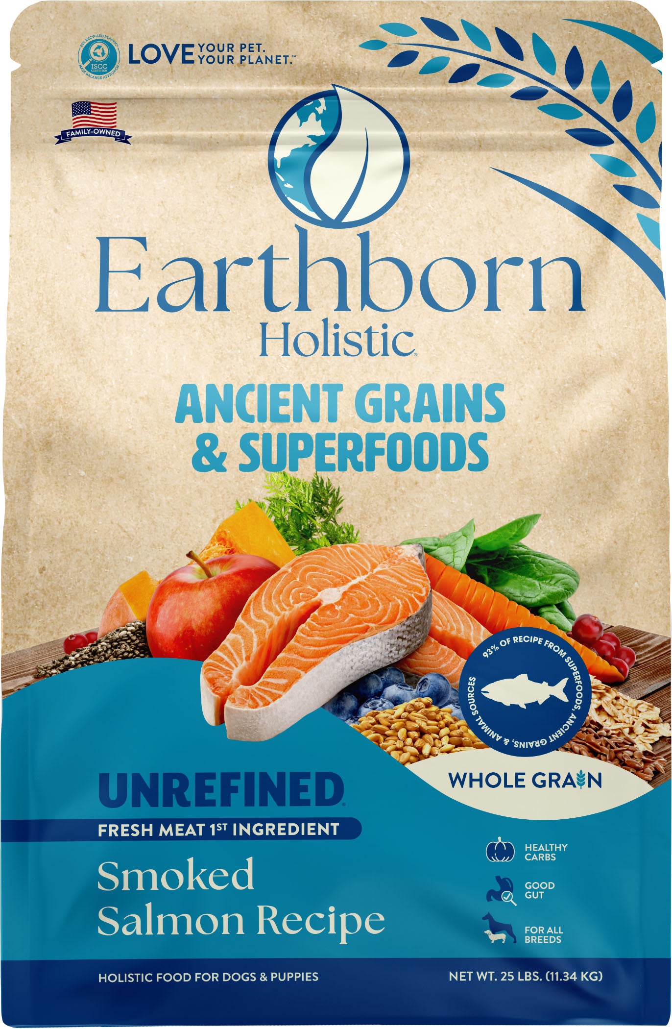Earthborn Holistic Unrefined Whole Grain Dog Food