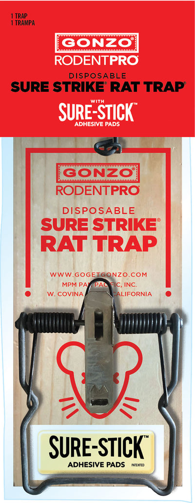 Gonzo Rodent Pro Sure-Stick Rat Trap