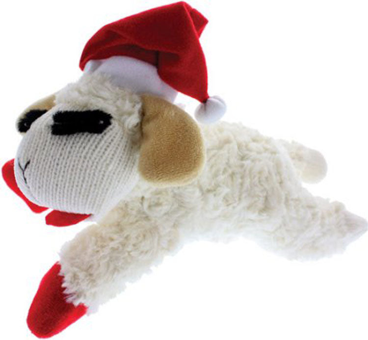 Multipet Lamb Chop W/Santa Hat (Pack Of 12)