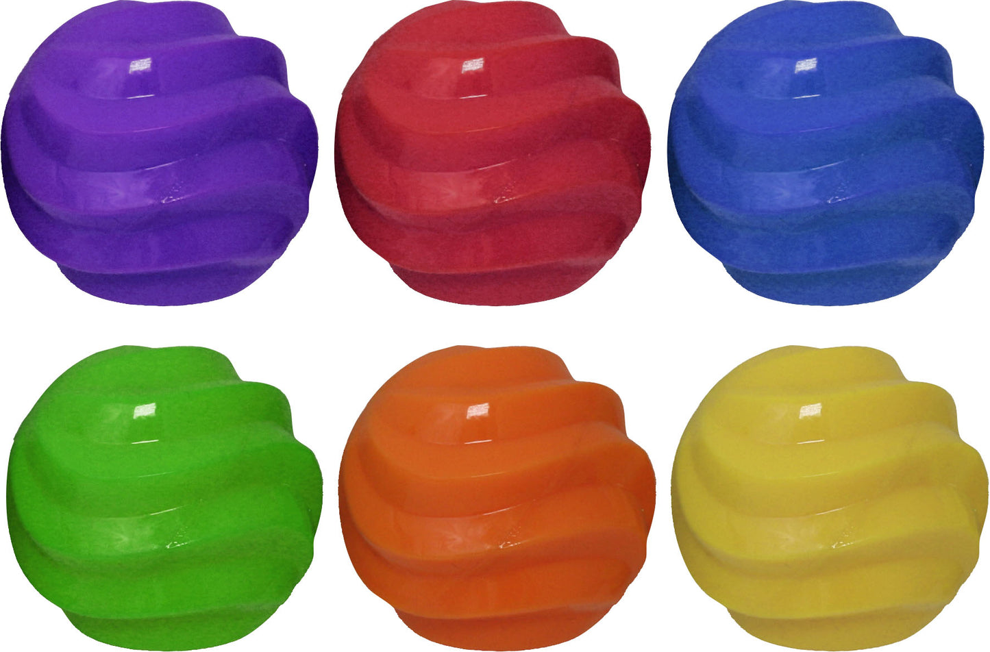 Multipet Ruff Enuff Rubber Spiral Ball