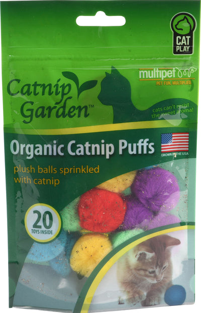 Multipet Organic Catnip Garden Puffs