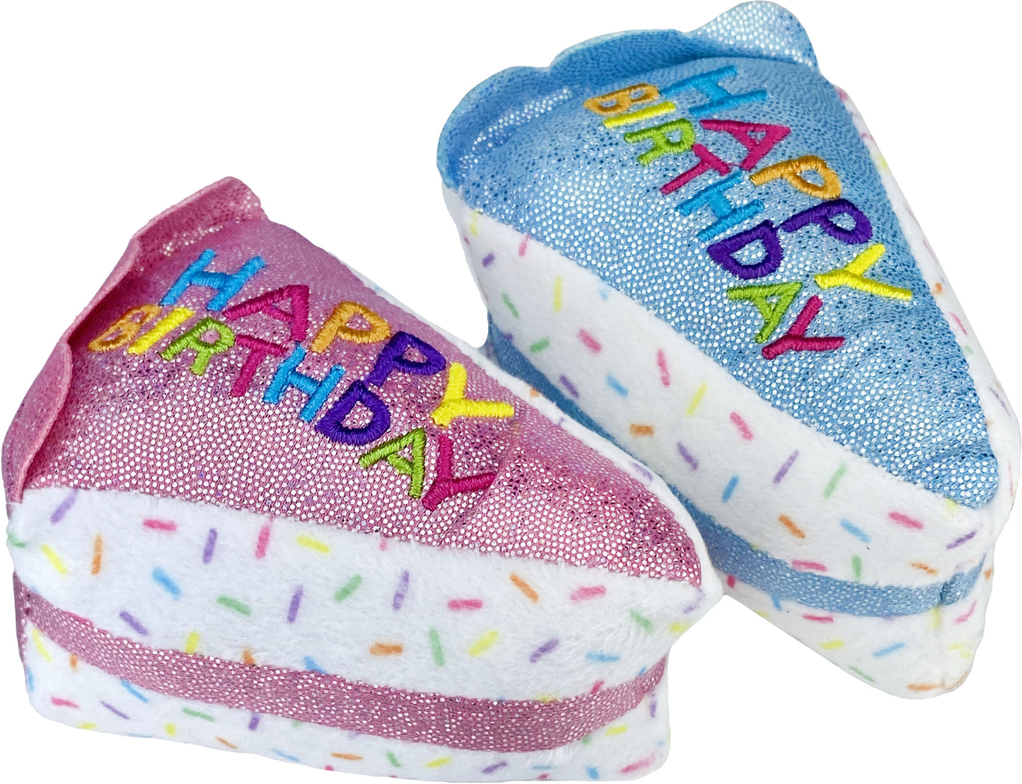 Multipet Birthday Cake Slice Cat Toy