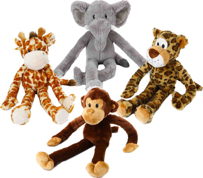 Multipet Swingin' Safari Plush Dog Toy