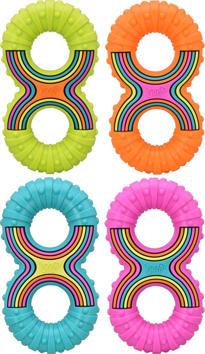 Multipet Grooverz Tpr Figure 8 Dog Toy