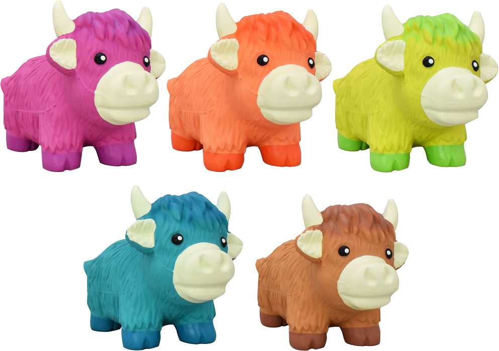 Multipet Highland Cow Latex Dog Toy