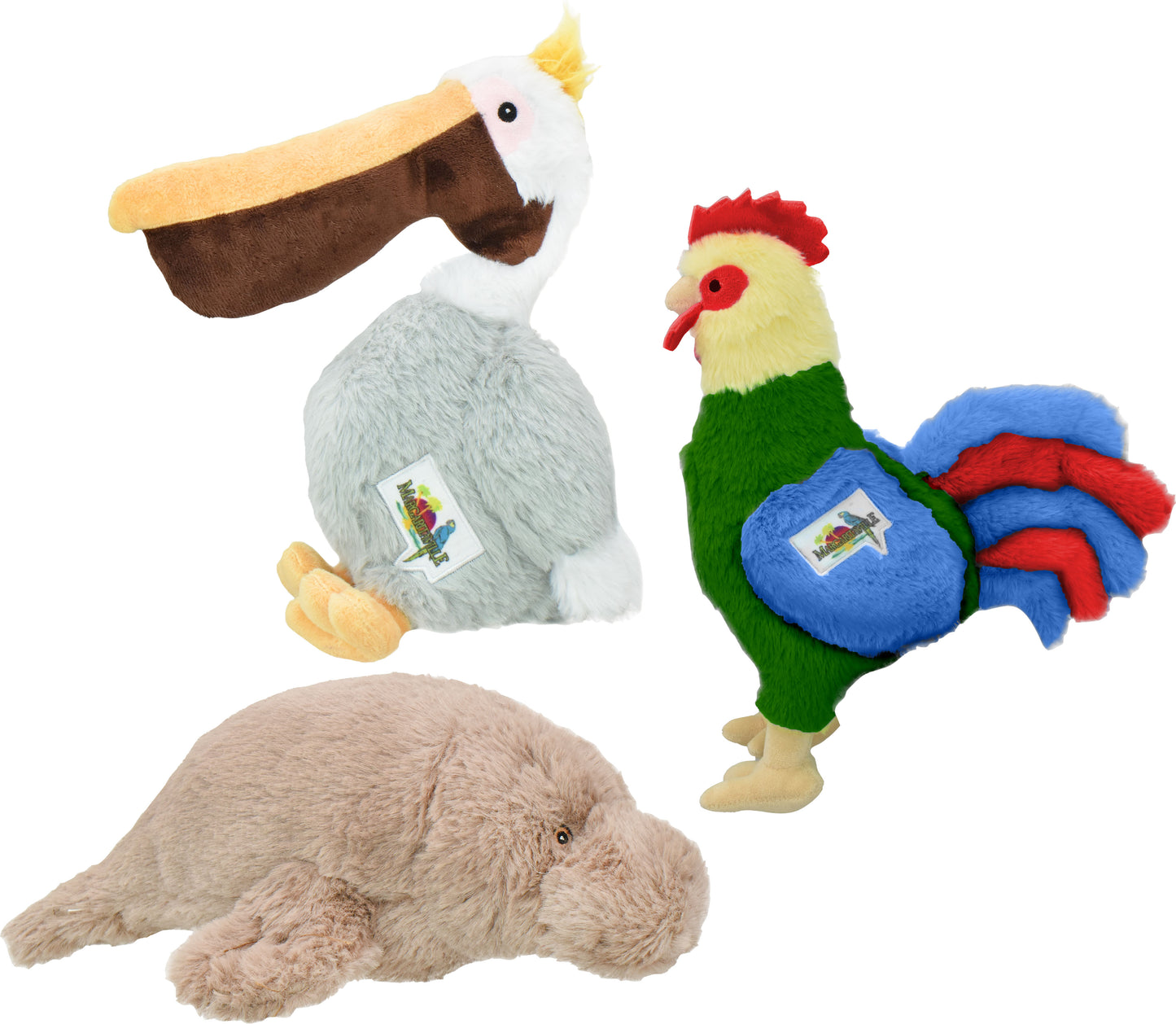 Multipet Margaritaville Seaside Animals Dog Toy