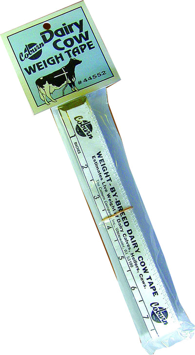Weigh-By-Breed Dairy Weigh Tape