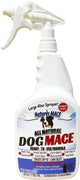 Front view of a white packaged product labeled Nature's Mace Dog Mace 40 oz spray bottle.