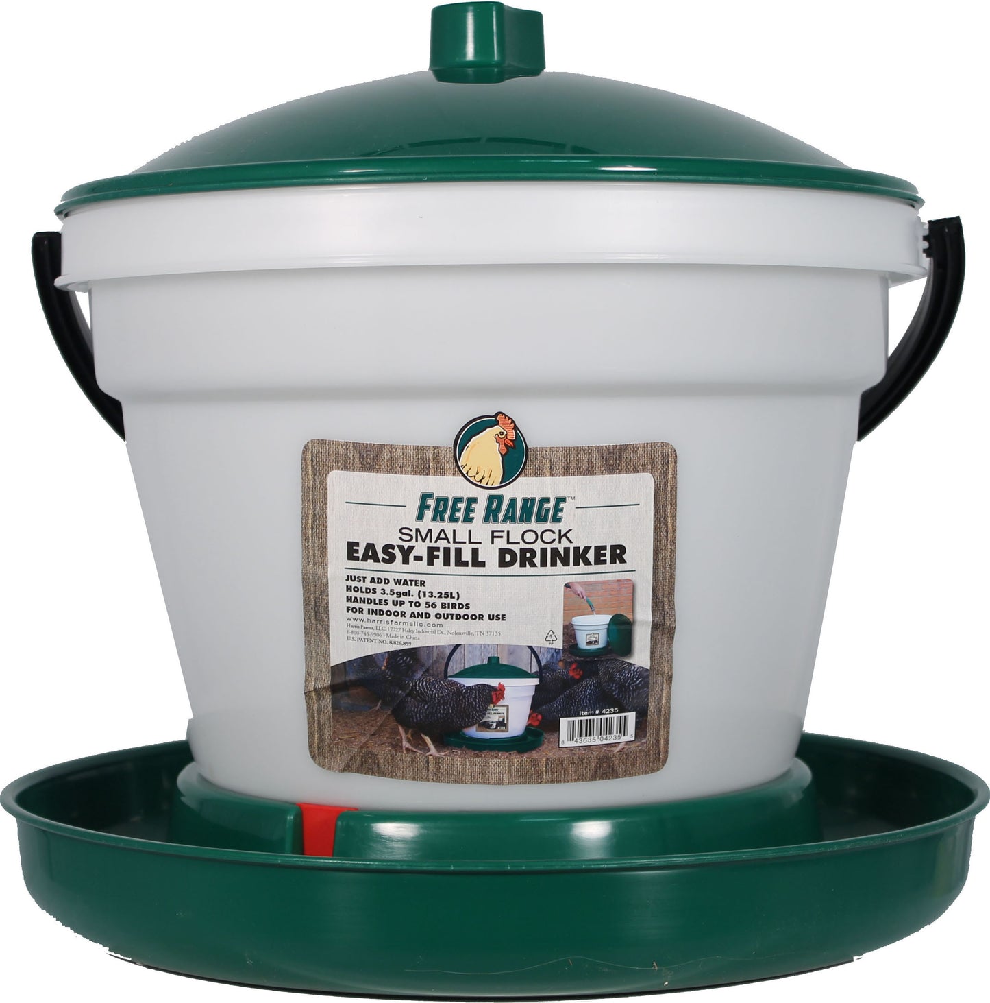 Plastic Easy Fill Poultry Drinker