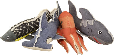 Tuff Squeaks Reel Big Fish (Pack Of 4)