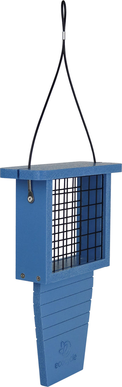Ecocycle Suet Station Tail-Prop Bird Feeder