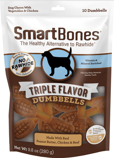 Smartbones Triple Flavor Dumbbells