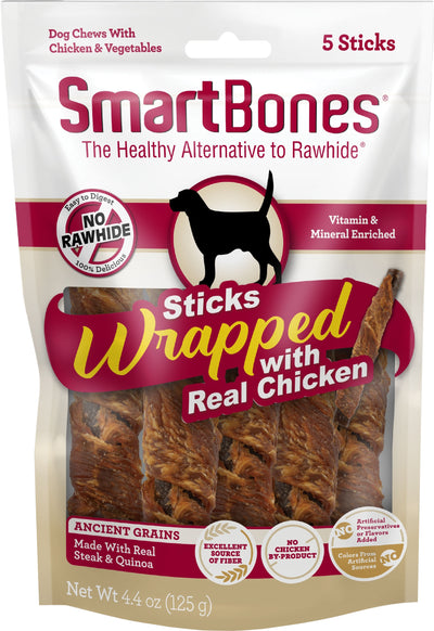 Smartbones Whole Grain Wrapped Sticks