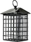 Metal Suet Cage Bird Feeder W/ Roof