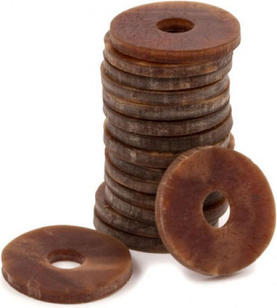 Busy Buddy Natural Rawhide Rings