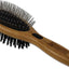 Bamboo Groom Combo Brush W/Bristles & Pins