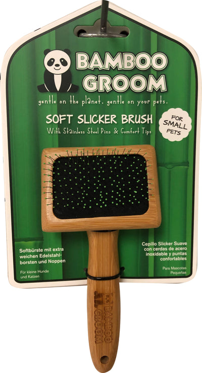 Bamboo Groom Soft Slicker Brush
