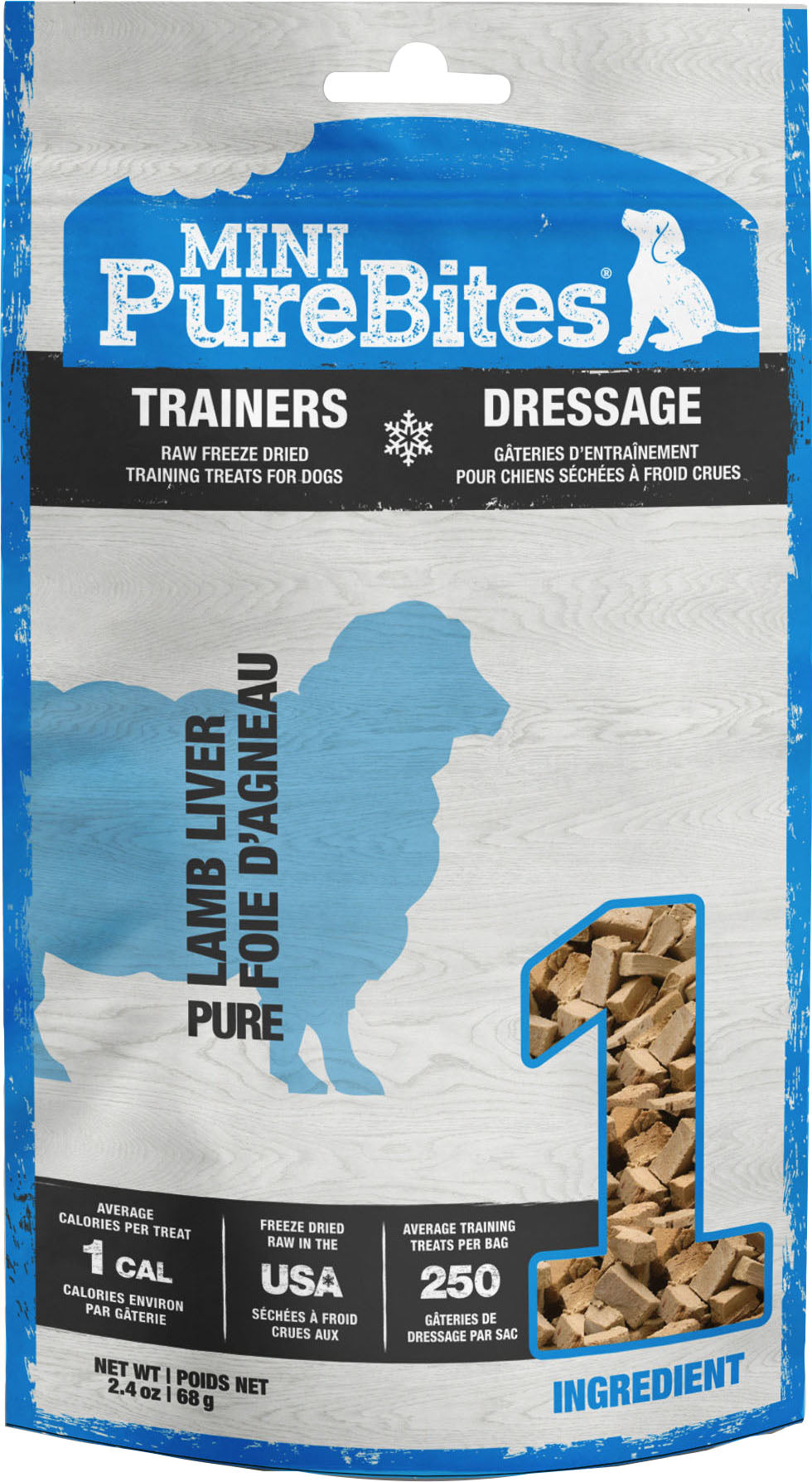 Purebites Freeze Dried Mini Trainers Dog Treats