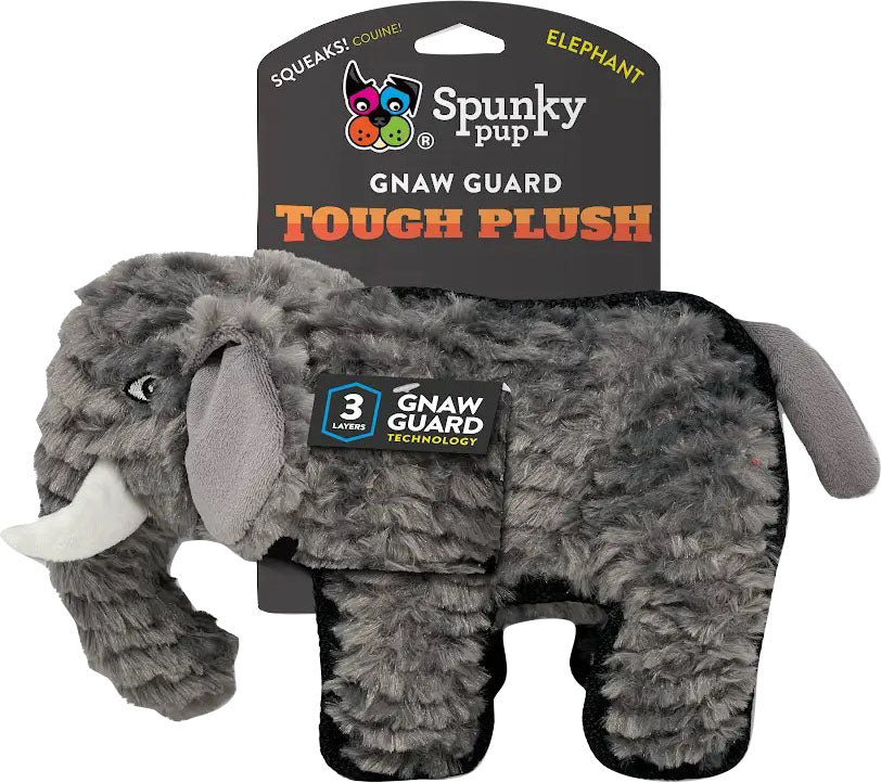 Spunkypup Tough Plush - Plush Toy Elephant