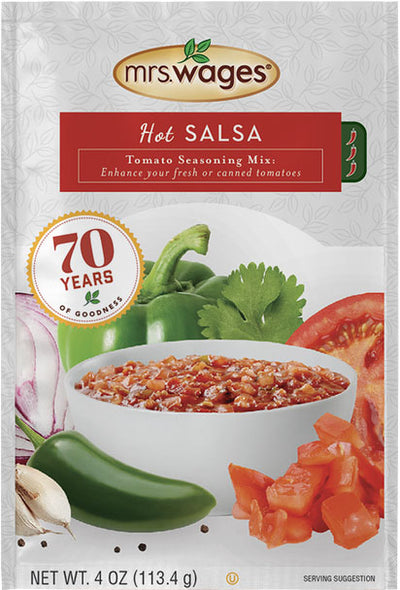 Mrs. Wages Hot Salsa Tomato Mix