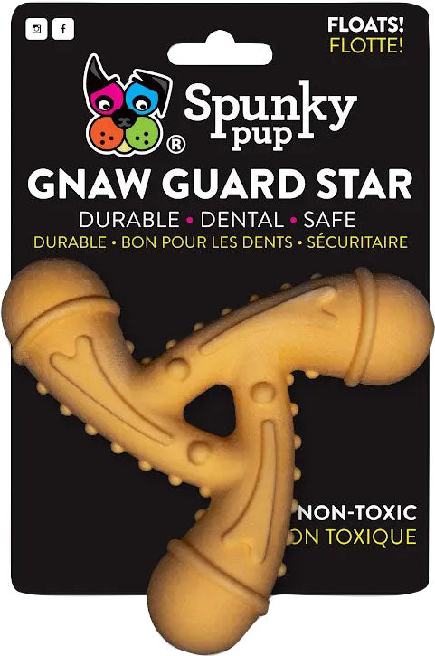 Spunkypup Gnaw Guard Squeaky Toy Star