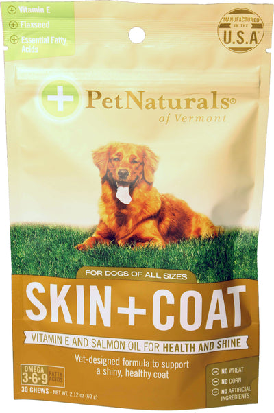 Pet Naturals Skin+Coat Dog Chews