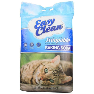 Pestell Easy Clean Clumping Cat Litter with Baking Soda, 40-Pound