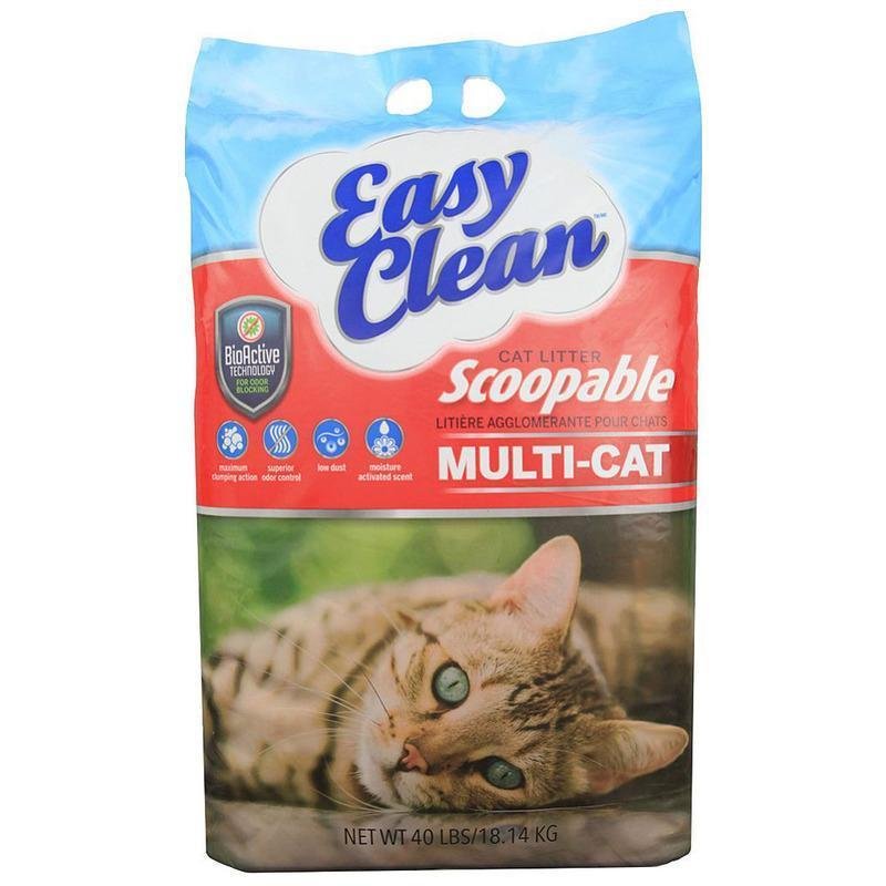 Pestell Easy Clean Multi-cat Scoopable Cat Litter