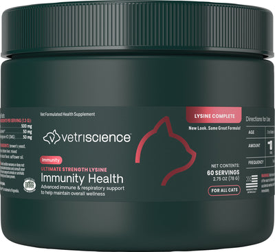 Vetriscience Lysine Ext Str Immunity Cat Granules