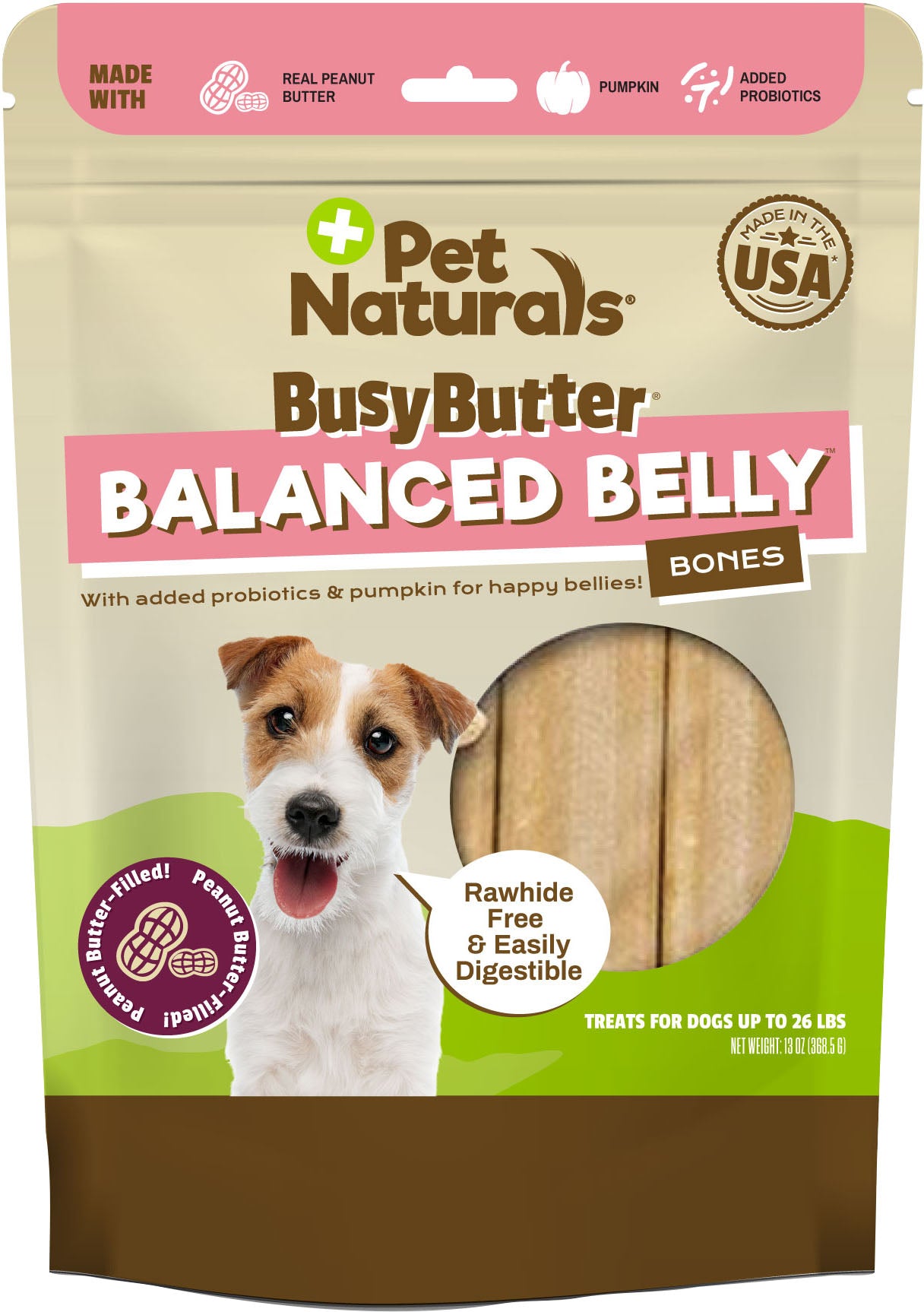 Pet Naturals Busybutter Balanced Belly Bones